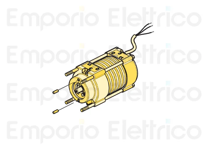 fadini ricambio motore elettrico completo di scudi per nupi 66 66116