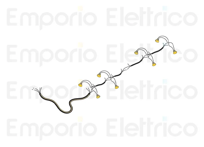 fadini ricambio cavo elettrico con n°8 faretti a led per bayt 980 97378