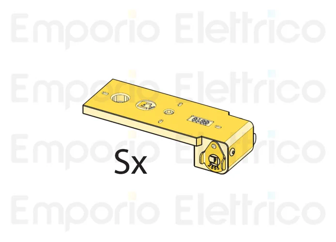 fadini ricambio piastra inferiore in acciaio sinistra per combi 740 740171