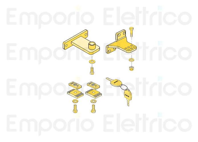 fadini ricambio 1 scatola accessori per 1 motore dardo per dardo 424 / 430 430100