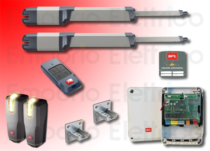 bft kit automazione kustos cancelli a battente 24v kit kustos bt b40 r935362 00002 2614873