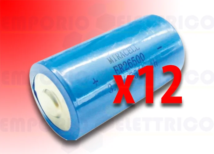 bft paquete de 12 baterías para fotocélulas dcw bat n999465