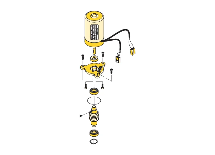 fadini ricambio originale motore completo 24v con encoder junior624 624122