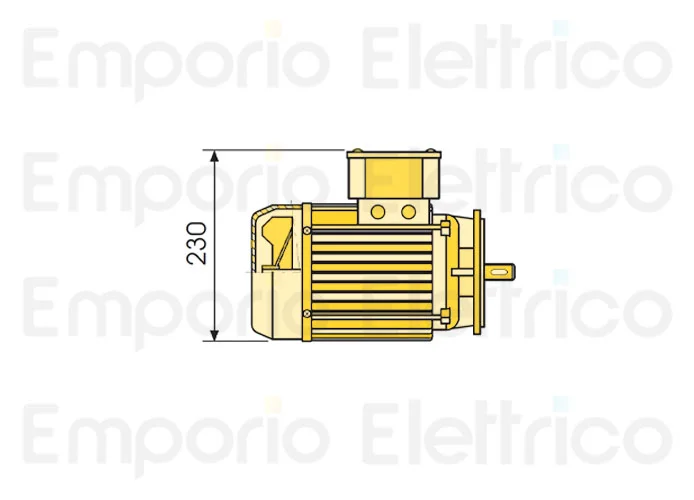 fadini ricambio motore elettrico 700 giri/min cv 0,5 monofase 200139