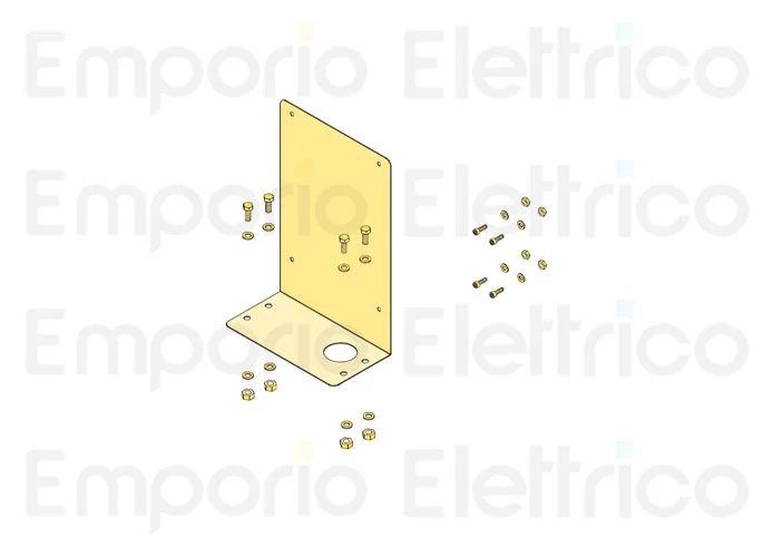 fadini ricambio piastra di fissaggio contenitore programmatore completa 40065
