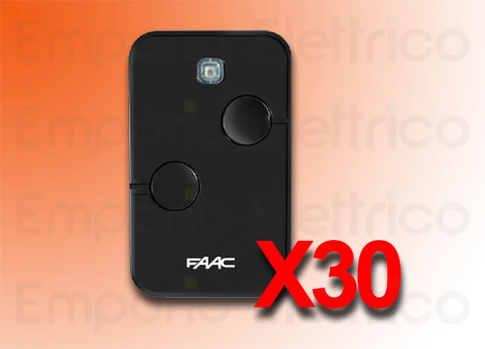 faac 30 transmisores 2 canales xto2 slh-sl-ds-rc 433mhz 787032 30 (ex code 787007)