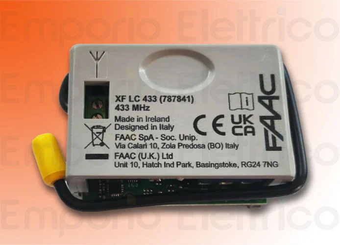 faac ricevente omnidec 433 mhz xf lc 433 787841 (ex 319006 e 787831)