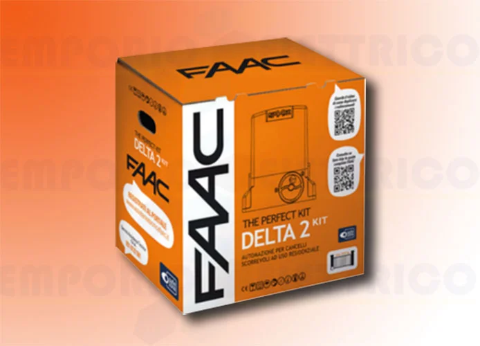faac kit automatización 230v ac delta2 kit perfect 105914