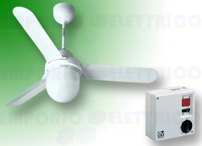 vortice kit ventilador de techo nordik design is/l 160/60 blanco 61401 ev61401a