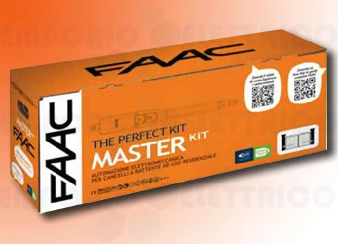 faac kit automatización 230v ac master kit perfect 105910fr