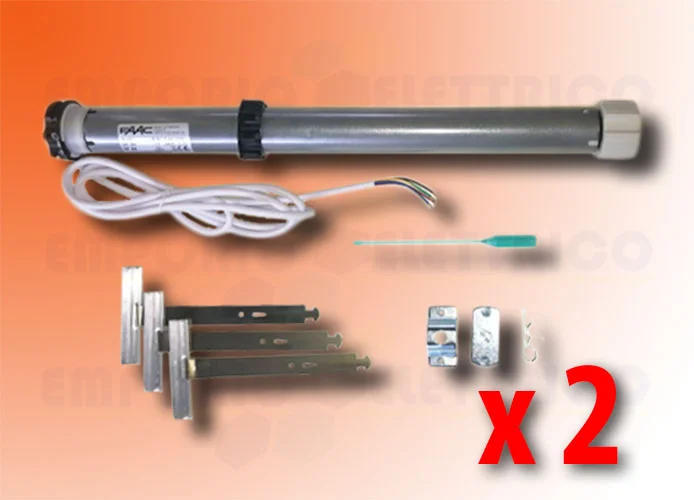 faac tm2k kit mini motor tubular tm245 25/17 45 kg 143201 (ex 132035) x 2