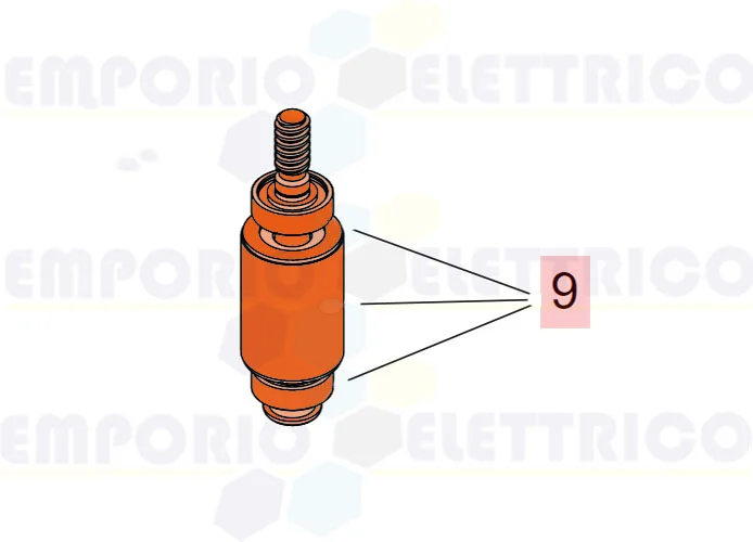 faac repuesto rotor 412-bat 746028