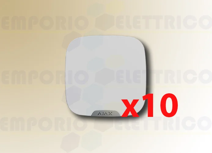 ajax lotto di brandplates ss dd 10 (10 pz) bianco 39279