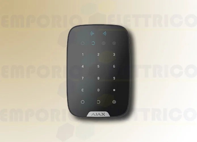 ajax tastiera touch wireless nero keypad plus 38252