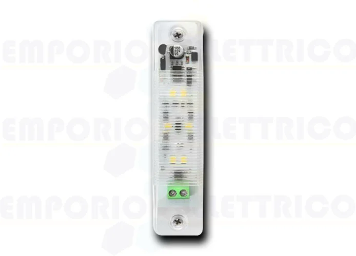 nologo lampeggiante a led mini 12/24 bianco trasparente flash-incl