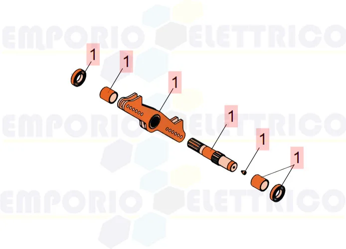 faac ricambio gruppo di moto completo b680h 63003306