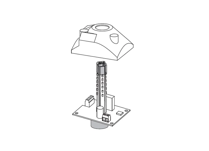 fadini ricambio schedina elettronica lampeggiatore completa con cicalino 46027