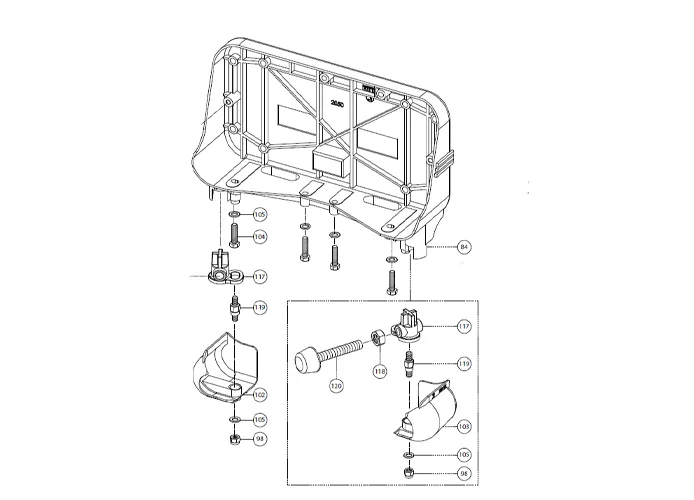 fadini ricambio rondella da ø 8 inox per aproli 280 batt 280105