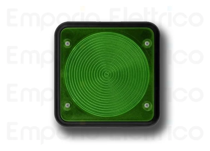 nologo lampeggiante a led 24V e 230V + cover verde look-230 g