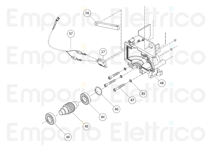 fadini ricambio anello di compensazione da 40 per bart 350 35046