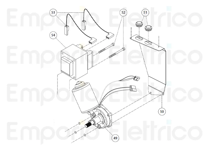 fadini ricambio trasformatore per bart 350 35054