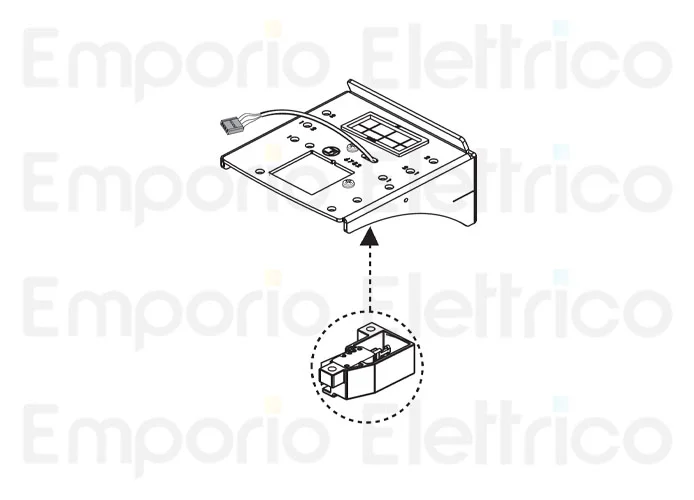 fadini ricambio piastra di fissaggio per bart 350 35099