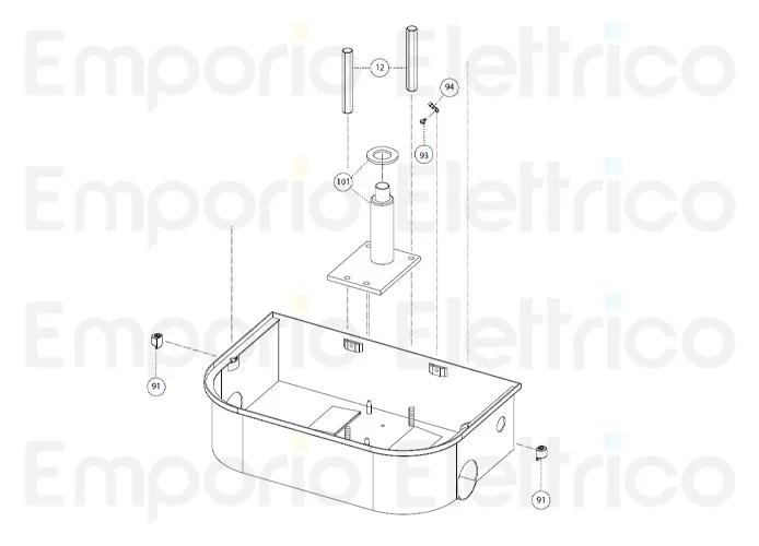 fadini ricambio inserto autofilettante per combi 740 74091