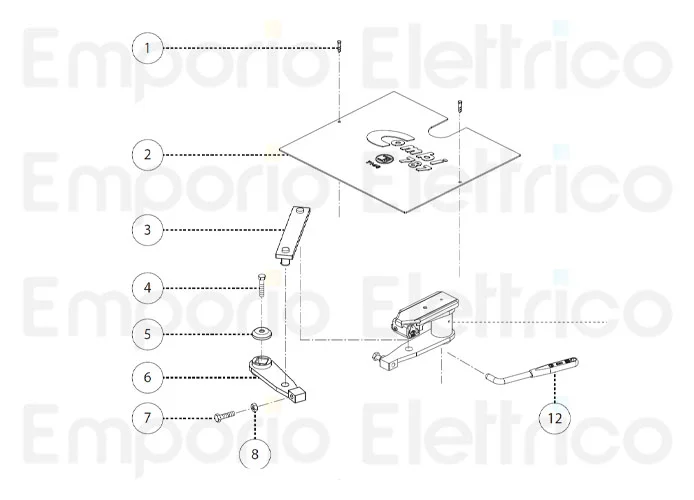 fadini ricambio vite m8x35 te per combi 787 78704