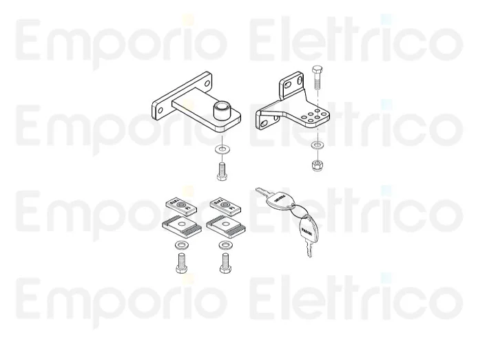 fadini ricambio 1 scatola accessori per 1 motore dardo per dardo 424 / 430 430100