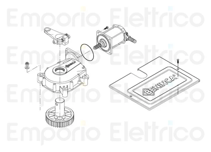 beninca repuesto motor 24v por du.it24nve 9686646