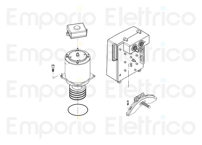 beninca repuesto motor 24v por bull1024 9688080