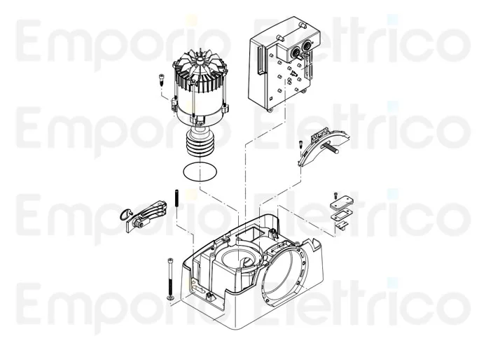 beninca repuesto tarjeta encoder por bull10m/15m/20m-5m/8m 9686332