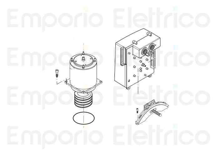 beninca repuesto motor 24v por bull1524 9688347
