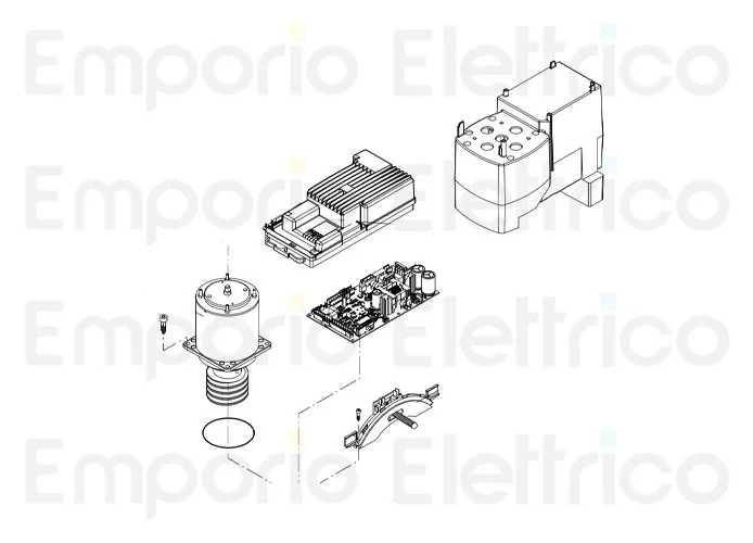 beninca repuesto soporte inferior para central bull1224 turbo 968602955