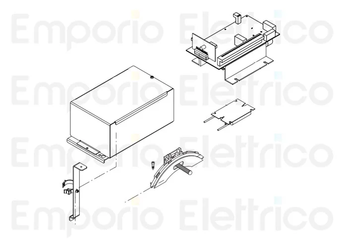beninca repuesto de la caja de la central bull17omi 230/115v 9688335