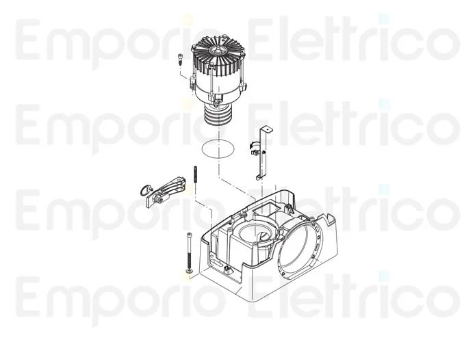 beninca repuesto motor 230v x bull17 omi (paraolio) 9688344