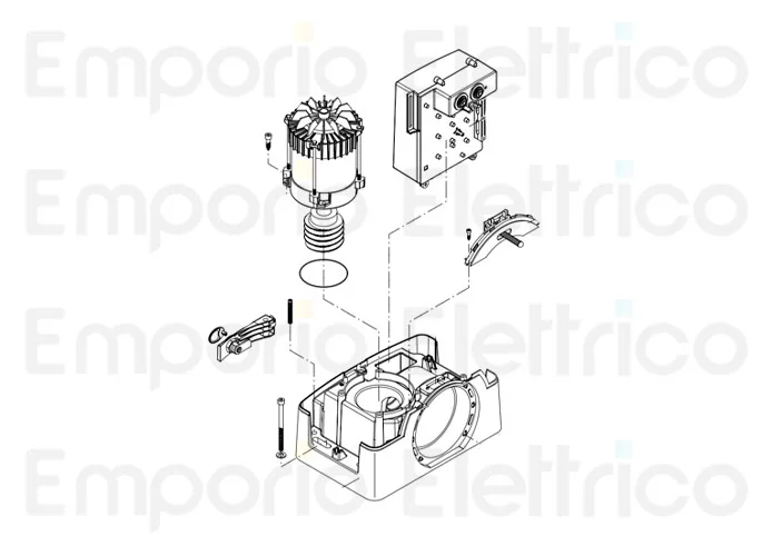 beninca repuesto motor eléctrico por bull20he 968600981