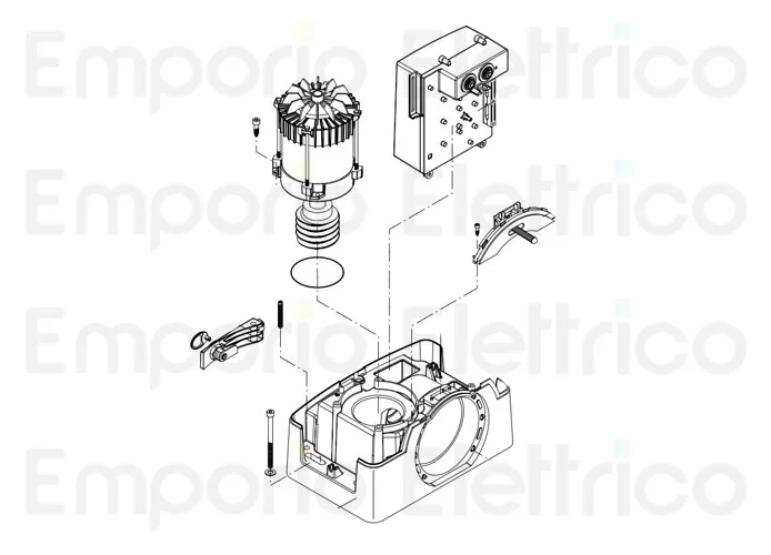 beninca repuesto motor eléctrico por bull20hea 968600982