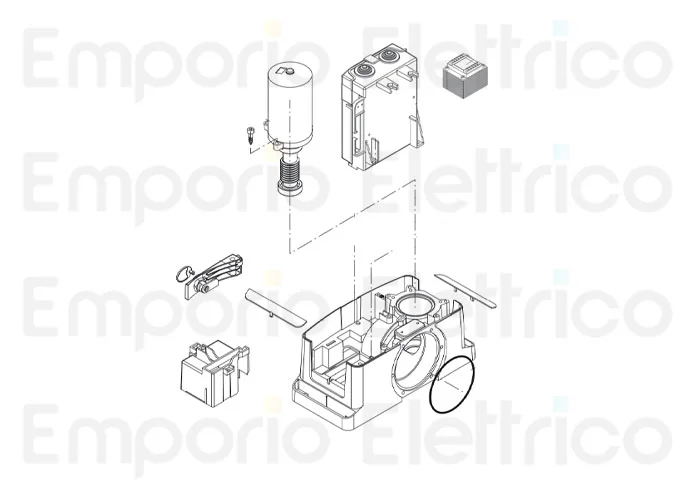 beninca ricambio centrale x cp.b24esa-a 115v 60hz 9686748