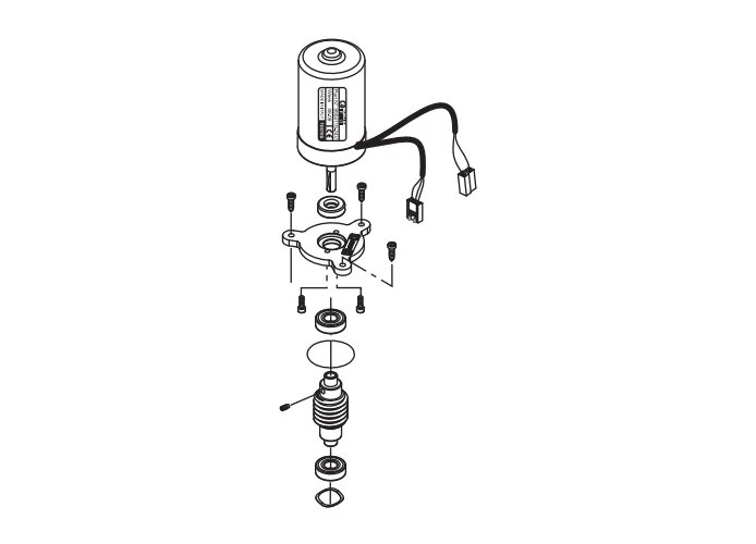 fadini ricambio originale motore completo 24v con encoder junior624 624122