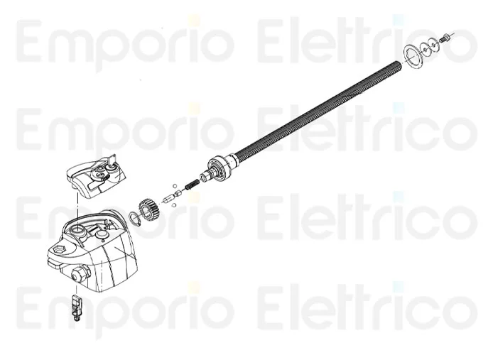 beninca ricambio maniglia sx assemblata x bill 9686592
