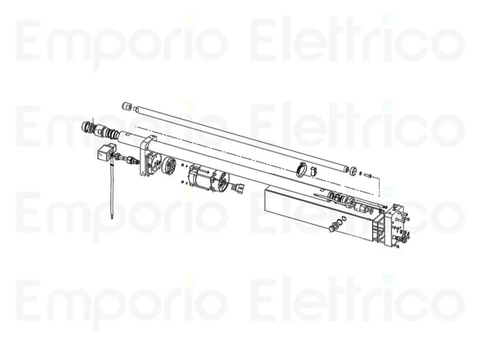 faac ricambio attuatore completo j275 ha_v2 h600 63000539 (ex 63002246)
