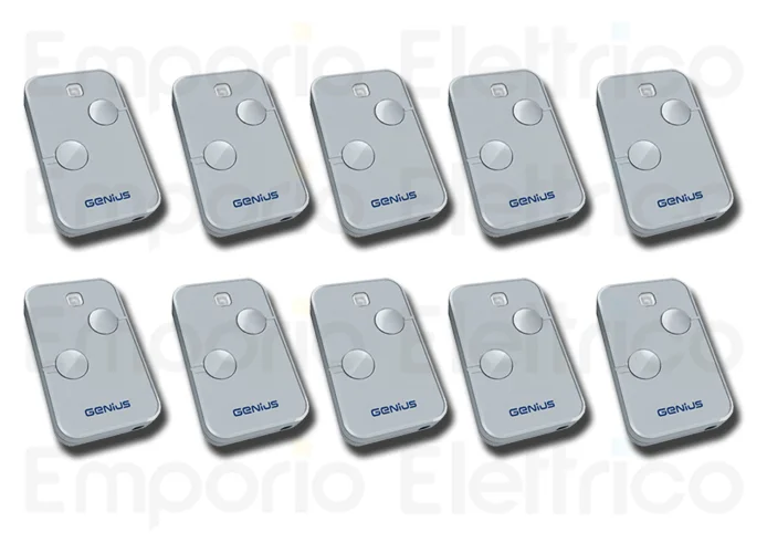 genius 10 telecomandi 2 canali 868mhz kilo n tx2 jlc 787034 10 (ex code 6100332)