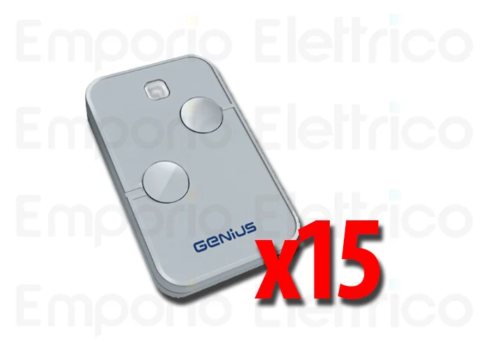 genius 15 telecomandi 2 canali 868mhz kilo n tx2 jlc 787034 15 (ex code 6100332)