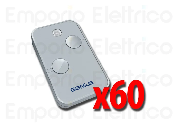 genius 60 telecomandi 2 canali 868mhz kilo n tx2 jlc 787034 60 (ex code 6100332)