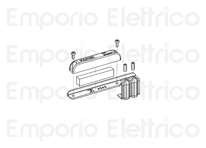 fadini ricambio staffa finecorsa magnetico dx 624115