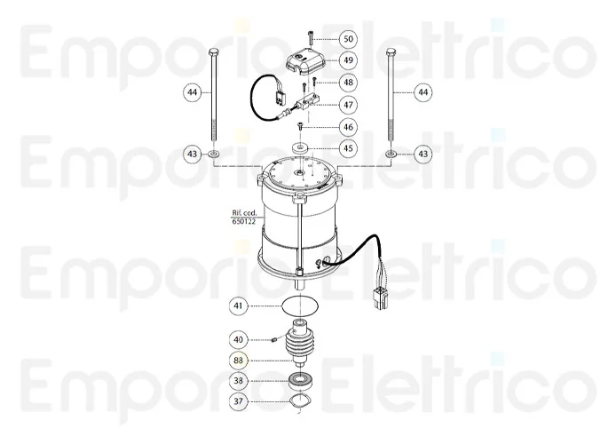 fadini ricambio sensore effetto hall dell'encoder 65047