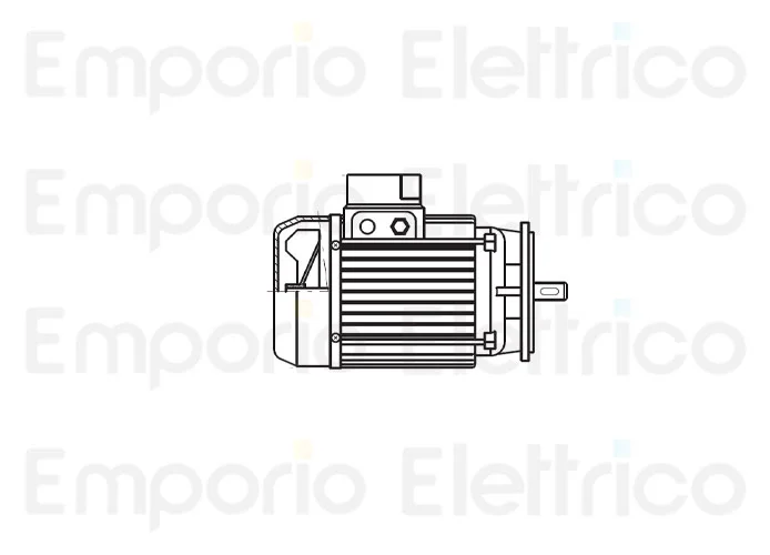 fadini ricambio motore elettrico trifase ventilato con freno cv 1,0 200193