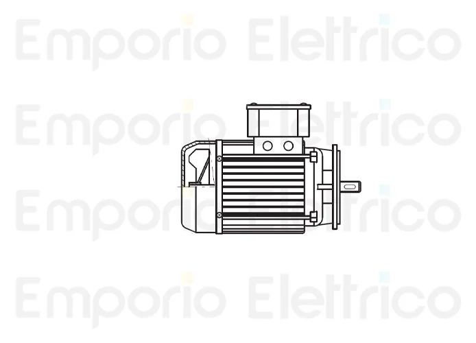 fadini ricambio motore elettrico monofase ventilato con freno cv 1,0 200194