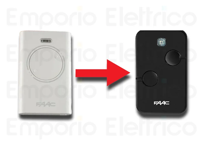 faac 15 transmisores 2 canales xto2 slh-sl-ds-rc 433mhz 787032 15 (ex code 787007)